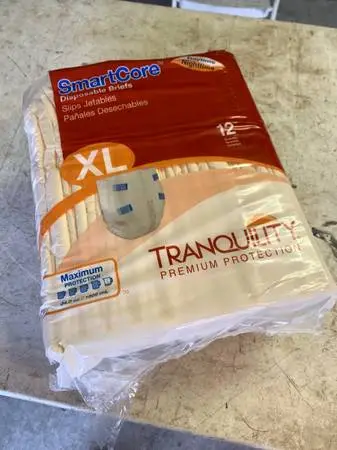 Tranquility Adult Briefs XL FULL CASE Qty-72