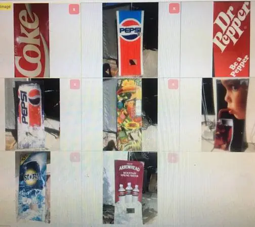 8- SODA MACHINE plexiglass lexan vending machine signs fronts