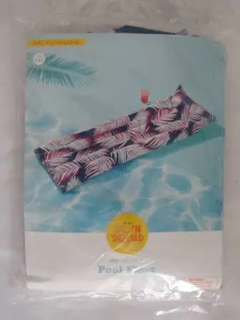 New Palms Print Swim Pool Float Raft, Sun Squad