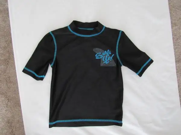 New Boys 4/5T Surfs Up Sun Protection Swim Shirt