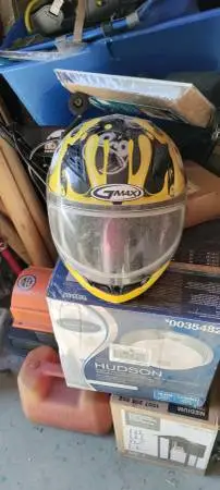 Gmax shielded youth small helmet