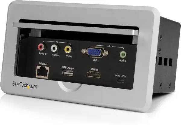 MSRP $314 - StarTech.com Conference Table Connectivity Pop up Box, NEW