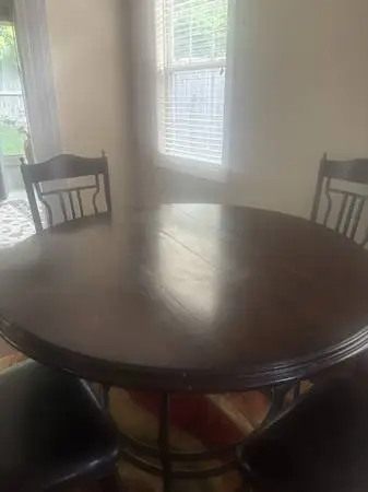 Solid wood dining table (table only)