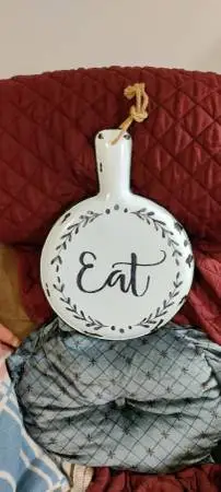 Small painted sign