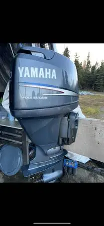 2011 Yamaha F90 outboard w/ Remote controls box