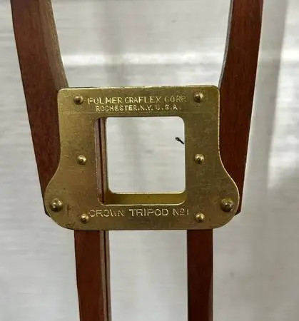 Crown Tripod No. 1 by Folmer Graflex Corp. - Wooden