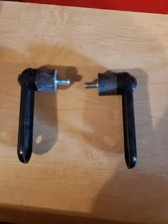 Set of Harley Davidson FLSTC Saddlebag Support Assembly Brackets Part #90346-00