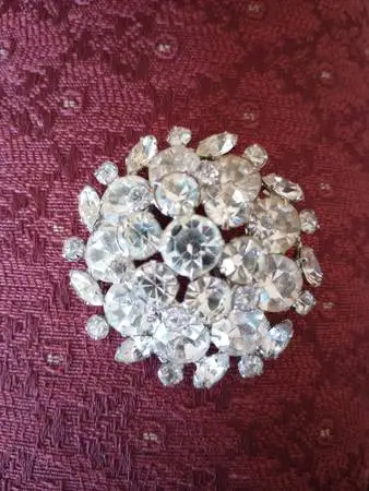 Rhinestone Brooch 1950s