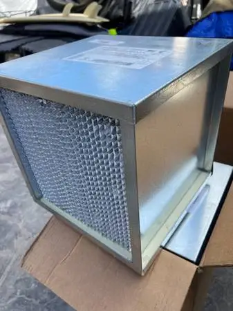 4 cases HEPA AIR filters each box containing 4 filters total $250 for