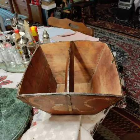 Antique Chinese wooden bucket