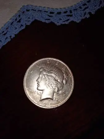 1924 Silver dollar