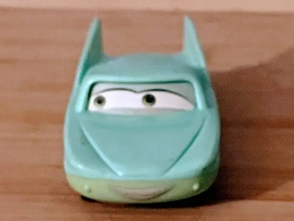 2006 Disney Pixar Cars McDonalds Happy Meal Toy Flo Green. -plastic