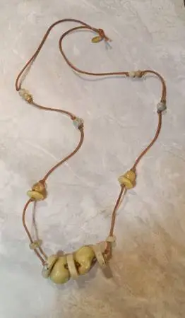 EXPRESS Brand Hand Made in Italy Faux Stone Long Necklace