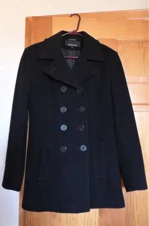 Women’s Jones New York Black Wool Peacoat