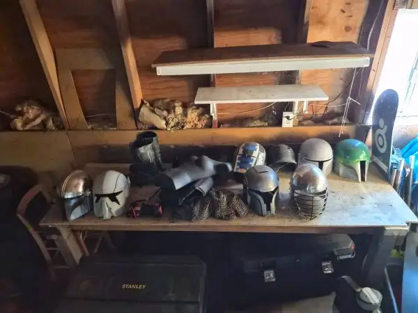 Random Mandalorian helmets for sale