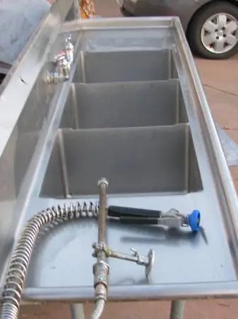 Sink Triple Commercial Grade