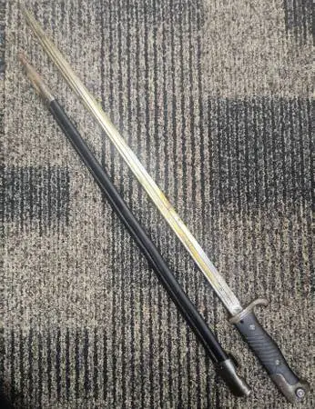GERMAN WWI Artillery Officer 26 Simpson & Co Suhl BAYONET