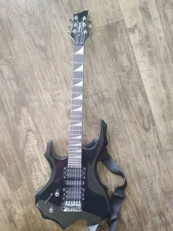 left-handed glarry guitar