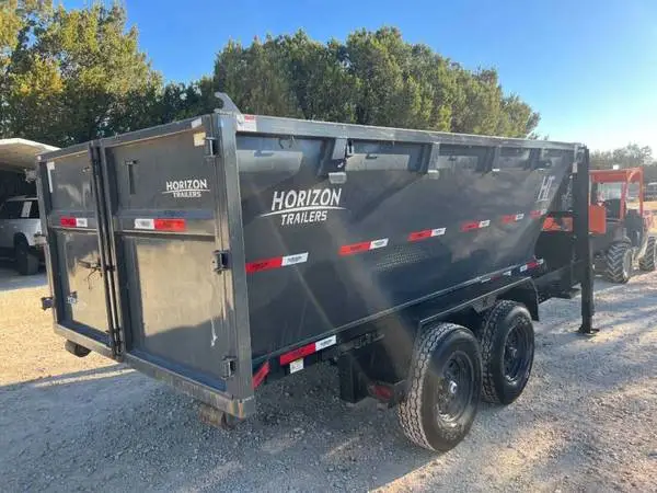 USED 2024 HORIZON 14 Dumpster Trailer stk # 12555