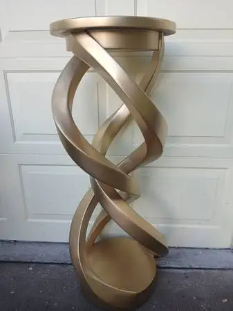 ARTMAX TALL 43 PEDESTAL SCUPLTURED TABLE or STAND