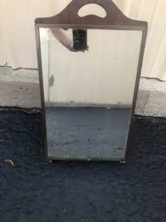 Antique Shoe Store Floor Mirror