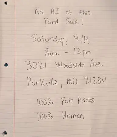 MASSIVE Parkville Yard Sale Saturday 9/19 8am-12pm