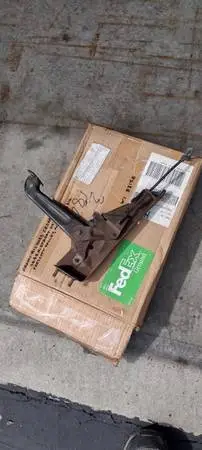 Parking brake foot pedal assembly
