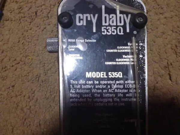 Dunlop 535Q wah pedal