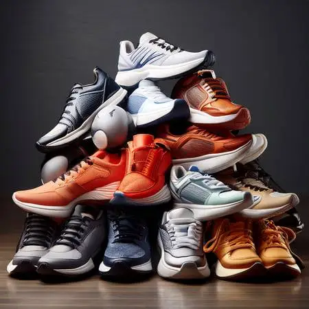 Shoes, shoes, shoes! All sizes and styles - lots of athletic