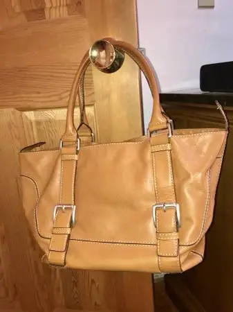 Michael Kors Brookville brown leather bag