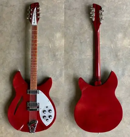 1979 Rickenbacker 330/12 Guitar (Burgundyglo) Collector Grade