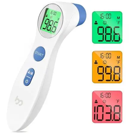 Touchless Thermometer Fever Body Liquid Surface Temperature Reader AAA