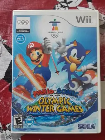 Wii MARIO and SONIC At The OLYMPIC WINTER GAMES 2010. Retested. MINT.
