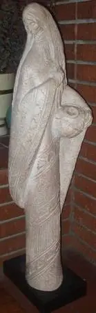 Austin Productions Sculpture-1986 Acoma Woman