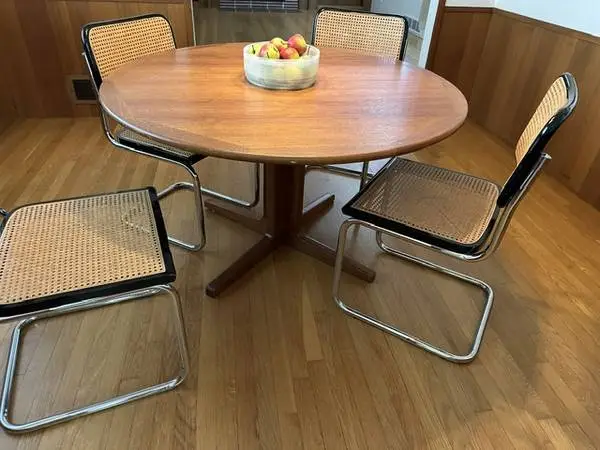 Danish Dining Table w/ 3 leaves
