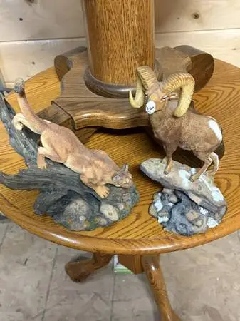 SHEEP AND MT. LION ART