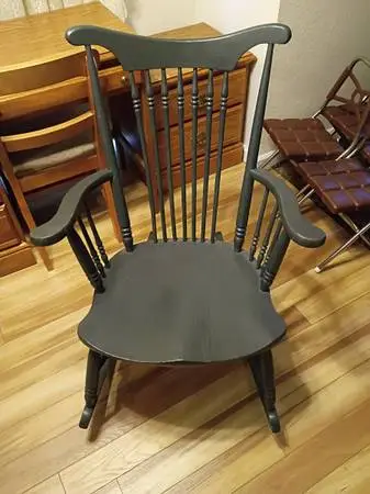 Blue Rocking Chair