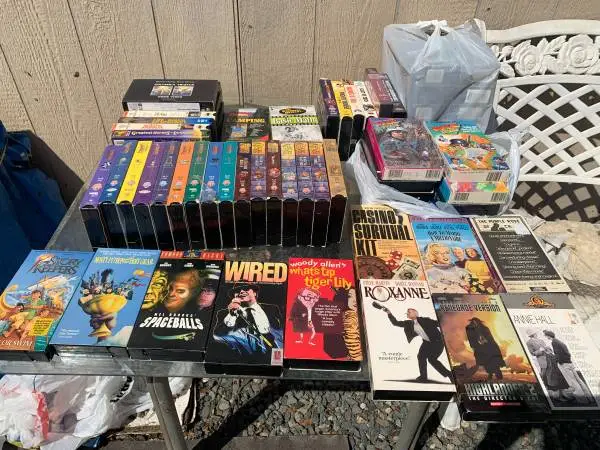 VHS Tapes      Bundle  (57 cents each)
