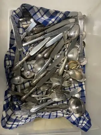 Silverware Flatware Cutlery Knife Spoon Fork Silver Ware Forks Spoons