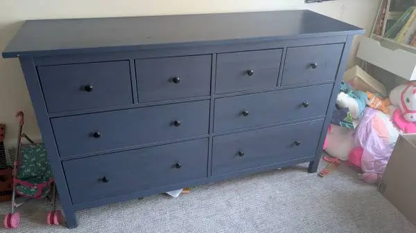 IKEA HEMNES 8-Drawer Dresser – Blue – Solid Wood
