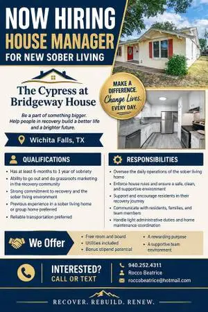 Sober Living House Manager