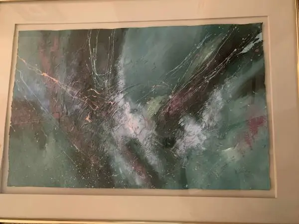 Stephen Kaye Abstract Original Painting Framed Art Signed