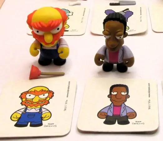 Kidrobot The Simpsons Series 2 Vinyl Figures - Lot of 2