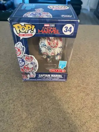 Funko Pop! Marvel Studios: Captain Marvel 34 Art Series SE Target Excl