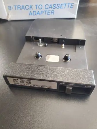 Cassette tape to 8 track adapter