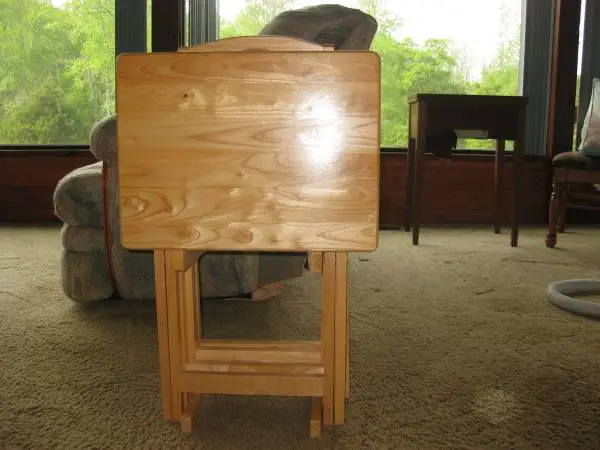 So;id Wood TV dining set of 4