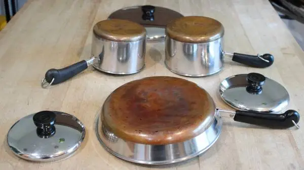 Revere Ware Copper‑Bottom Cookware Set 3‑Piece Clinton, IL Collection