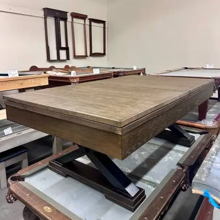 X Factor 7 Foot Charcoal Pool Table with Dining Top