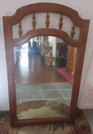 Solid Wood Wall Mirror / Dresser Mirror