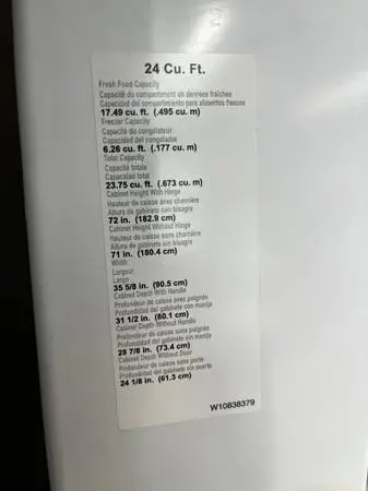 23.5 CI Refrigerator